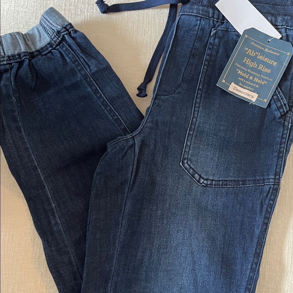 Democracy Women's Dark Blue Straight Leg Jeans